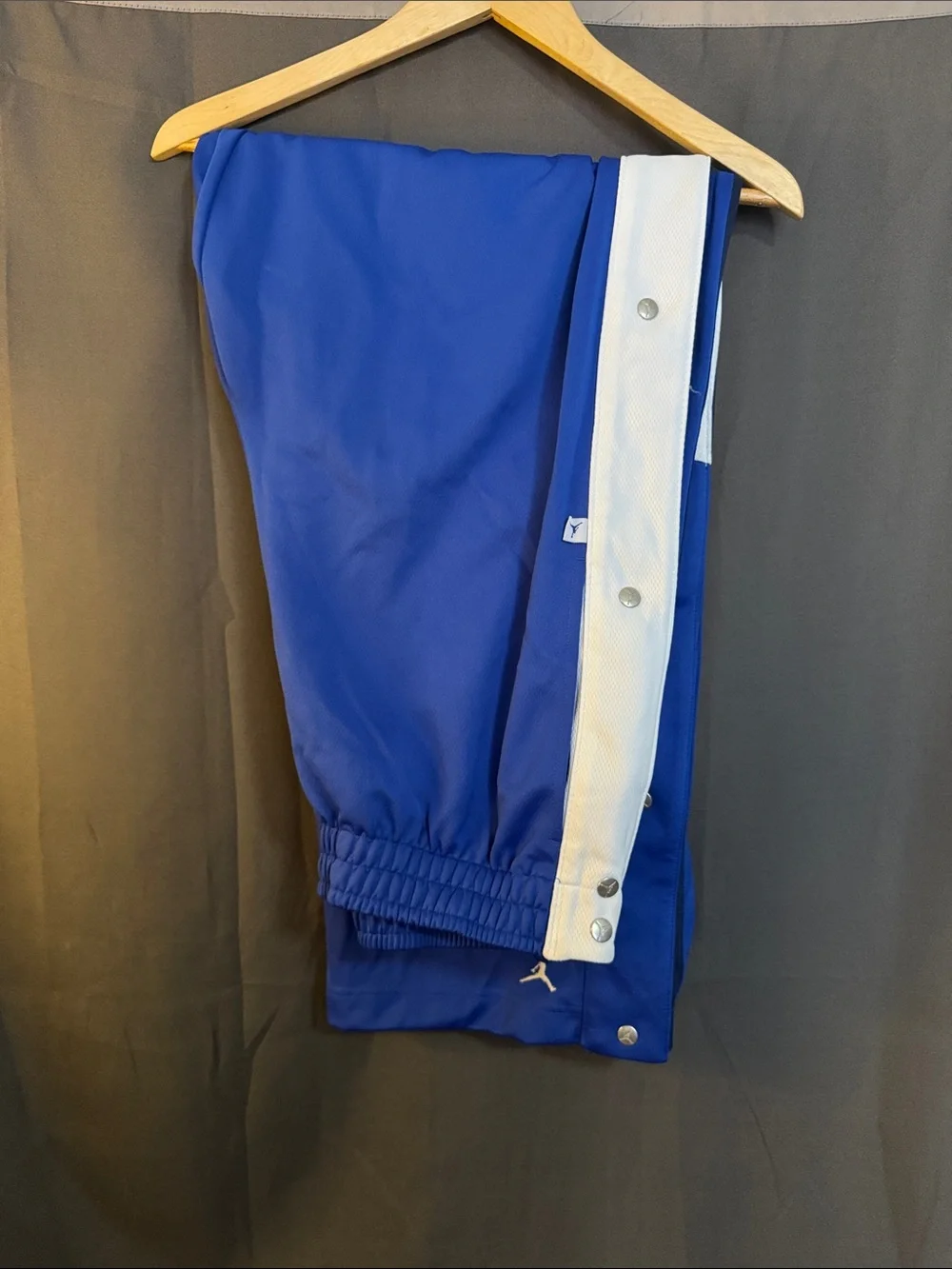 Jordan Men’s Royal Blue Break-away pants with White Stripe